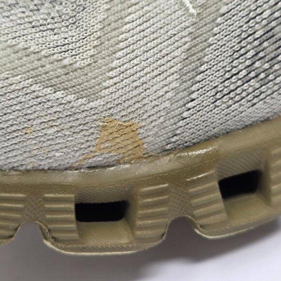 On Cloud Womens CloudTec Running Shoes US 9 EU 40.5 Beige & Olive Mesh - Picture 8 of 9